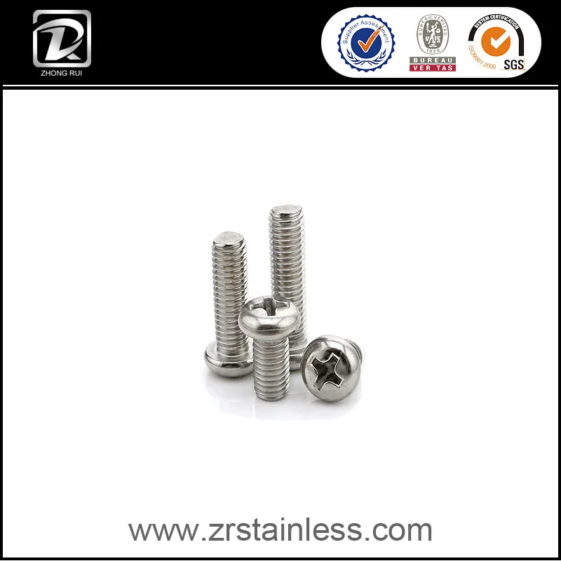 Spot Commodity Brass Fasteners DIN 7985 Pan or Fillister Head Phillips  Machine Screw - China Screw, Fastener