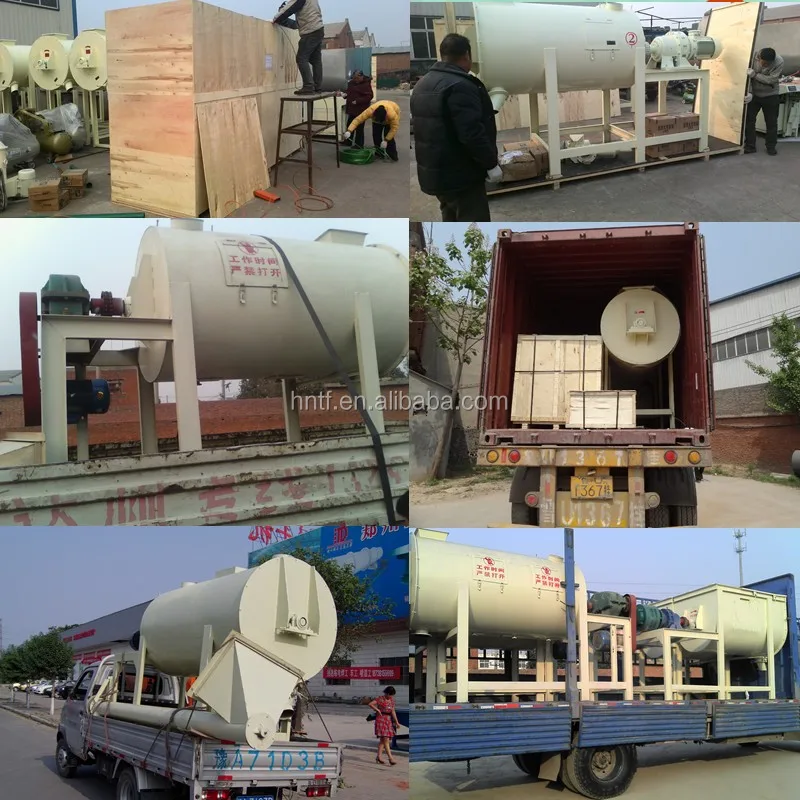 Low cost continuous tile adhesive dry construction mixture mortar mixer