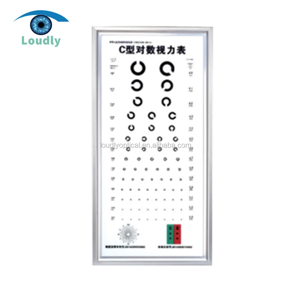 China Best Quality Ophthalmic Snellen's Distance Vision Eye Chart - Buy ...