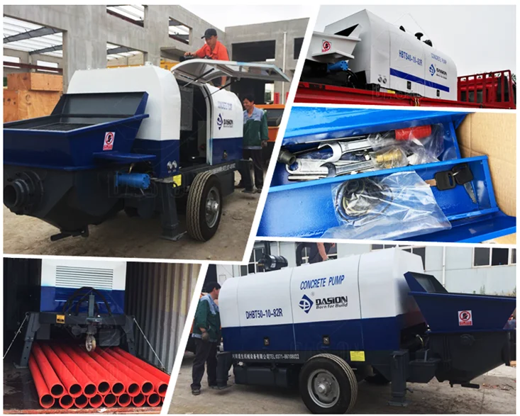 concrete pump delivery