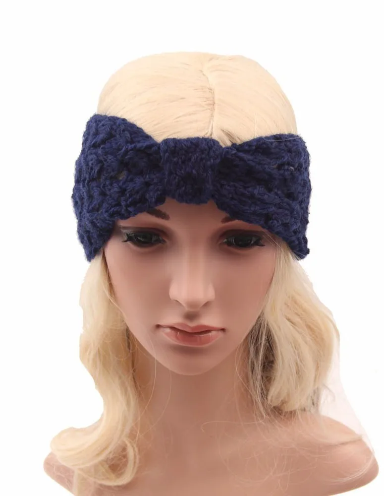 knitted fleece headband