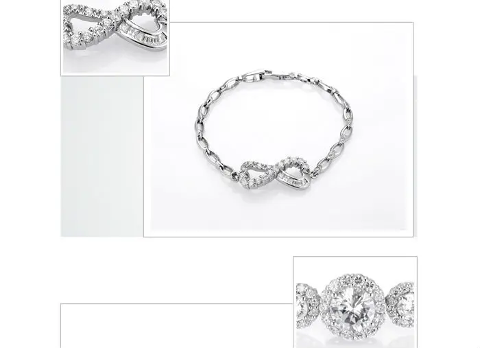 Beauty thin silver fashion jewelry bracelets chains for women