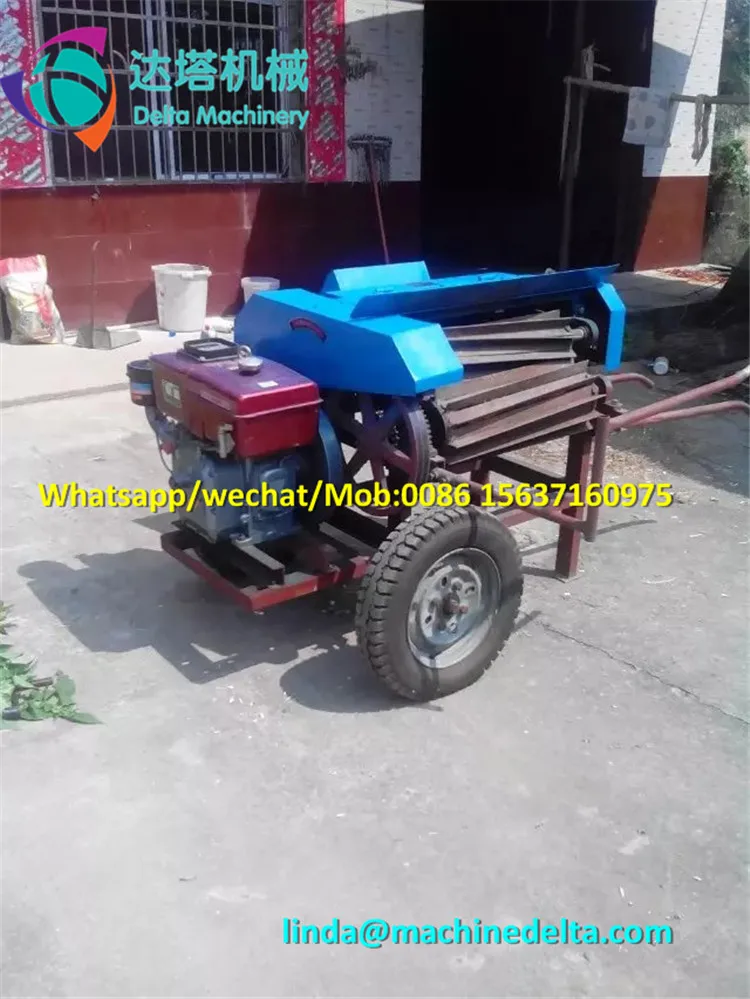 details of hemp/jute decorticator machine