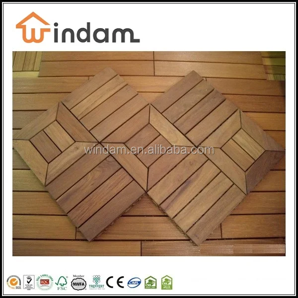 Diy Pattern Wooden Waterproof Porch Floor Material Wooden Waterproof Porch Floor Material