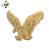 Custom zinc alloy 3D gold metal eagle brooch pins