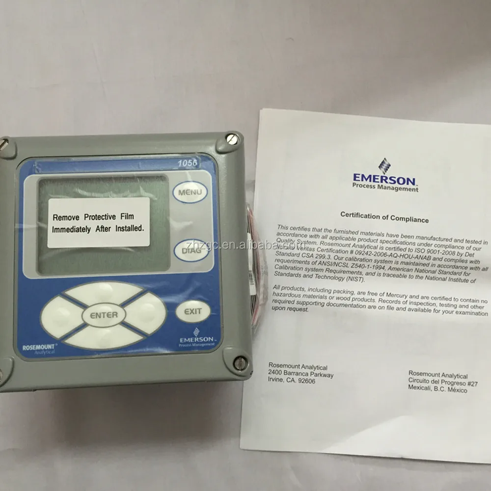 Emerson Model 1056 Dual Input Intelligent Analyzer Buy Intelligent