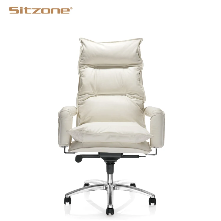 Commercial Furniture Luxury Comfortable High Back White Leather Office Chairs Buy Luxury Leather Office Chair White Leather Chair Luxury Office Chair Leather Product On Alibaba Com