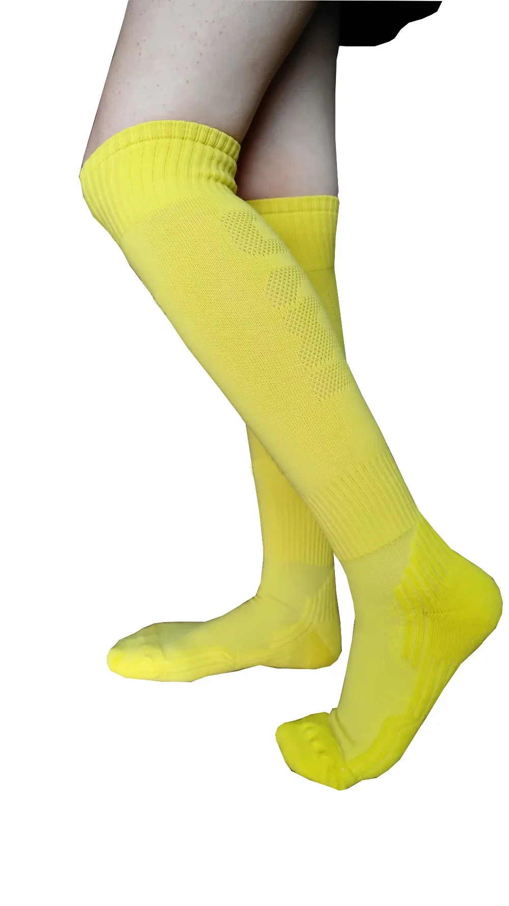 Customs Logo Knee High Adult Club Mens Yellow Blank Rugby Long Soccer