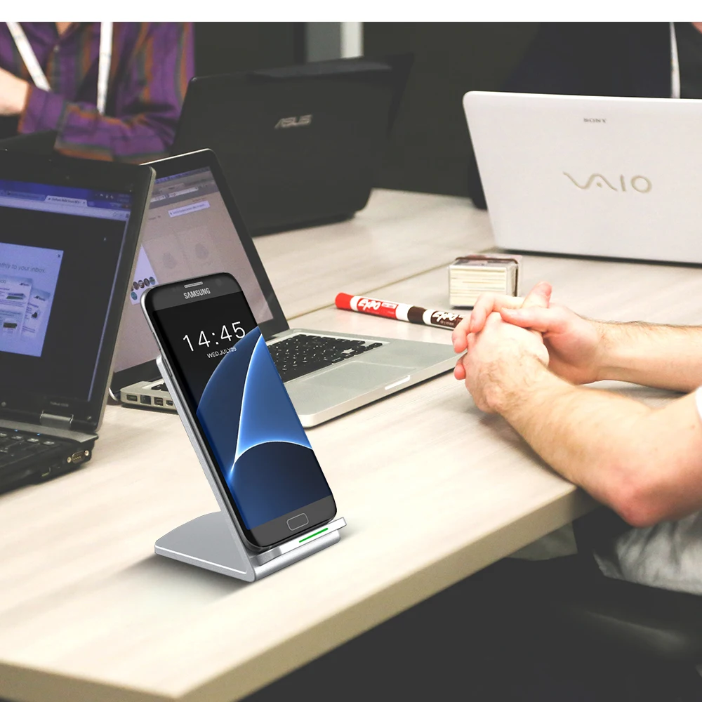 Top Selling Wireless Usb Chargers QI Wireless Phone Charging Mat Dock