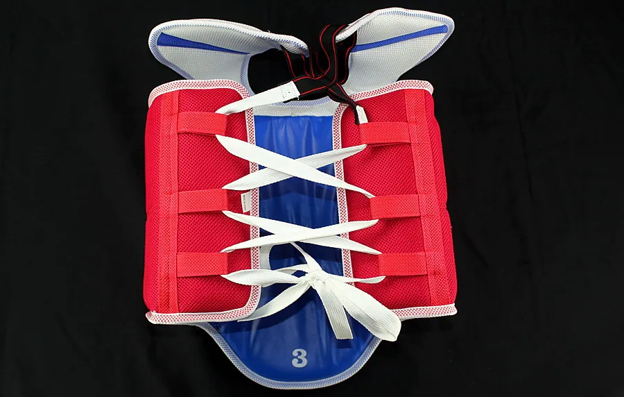 Korean Taekwondo Chest Guard Hogu Sparring Gear Reversible Body