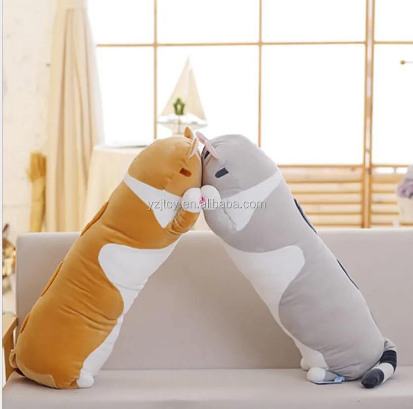 Custom Large Big Cat Long Size Animal Shaped Body Pillow Buy Plush