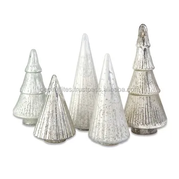 Glass Table Top Finials Festival Party Ornaments Christmas