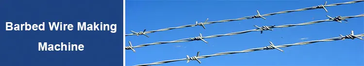 CS-A galvanized twisted barbed wire making machine