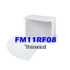 Fudan fm11rf08 fm1108 1k CR80 RFID NFC blank plastic white proximity smart printed pvc card for access control