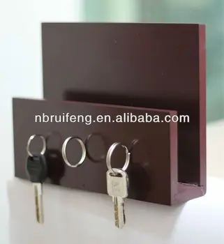 Wooden Compact Magnetic Key Mail Holder For Multiple Keys With Wall Wooden Compact Magnetic Key Mail Holder For Multiple Keys With Wall Hanging
