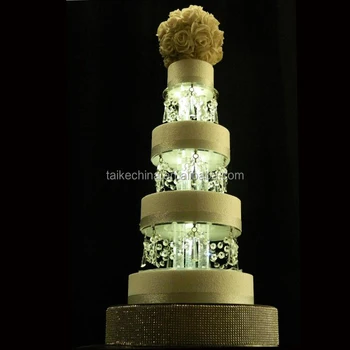 acrylic wedding cake stands