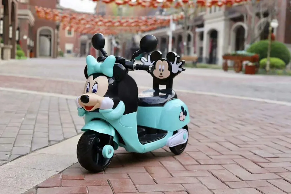 Lovely Mickey Minnie Cartoon Three Wheel Kids Electric Motorcycle Buy