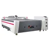 China computerized automatic kiss cut cnc Straight knife blade cutting machine for Advertising car sticker carpet