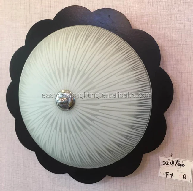 
Hot selling Decorative wood ceiling light ,E27 2 bulbs ceiling light home lighting (2218B-2C) 