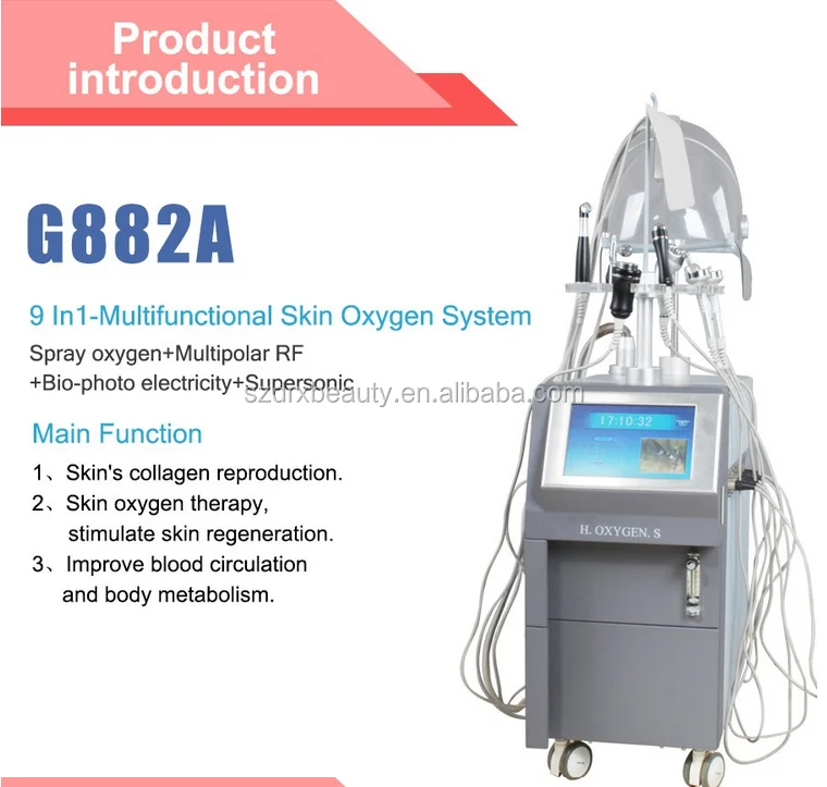 G228a Professional Skin Whitening Water Oxygen Jet Facial Cleanser