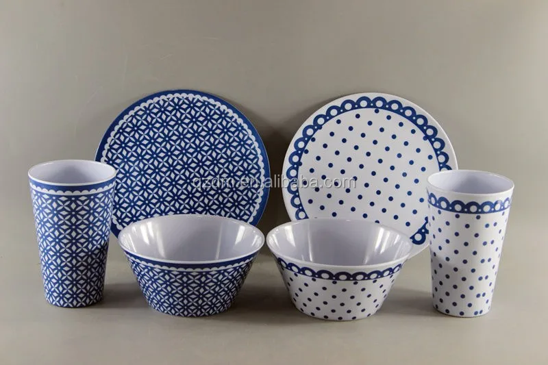 Custom-Made Design Melamine Dinner Set Tableware Set