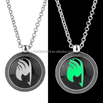 Glow In The Dark Necklace Fairy Tail Cosplay Necklace Anime Jewelry Green Blue Light Buy Glow In The Dark Necklace Fairy Tail Necklace Anime Jewelry Product On Alibaba Com