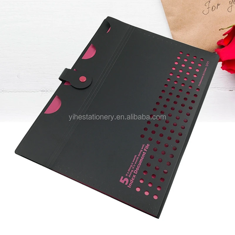 Letter A4 Paper Expanding File Folder Pockets Accordion Document Organizer (black) Buy