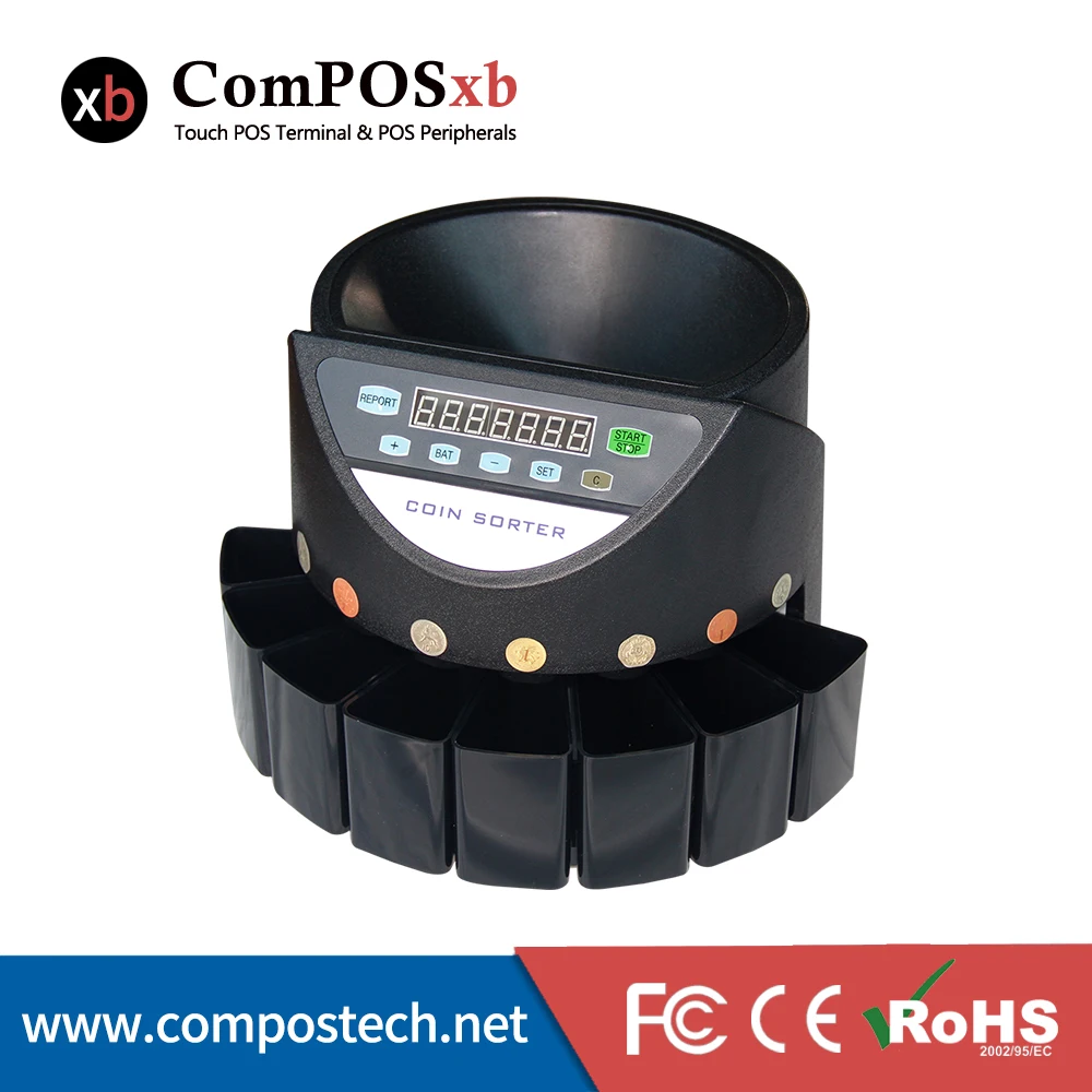 Europe Philippines Mexico And Other Countries Coins Counting Machine Automatic Electronic Coin