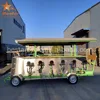 Corporate team building for city tours electric pub beer bike