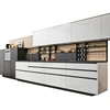 2018 Modern MDF straight Kitchen Cabints Designs