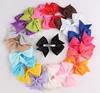 40Pcs 3'' Grosgrain Ribbon Pinwheel Boutique Hair Bows Clips For Baby Girls Teens Toddlers Kids Children