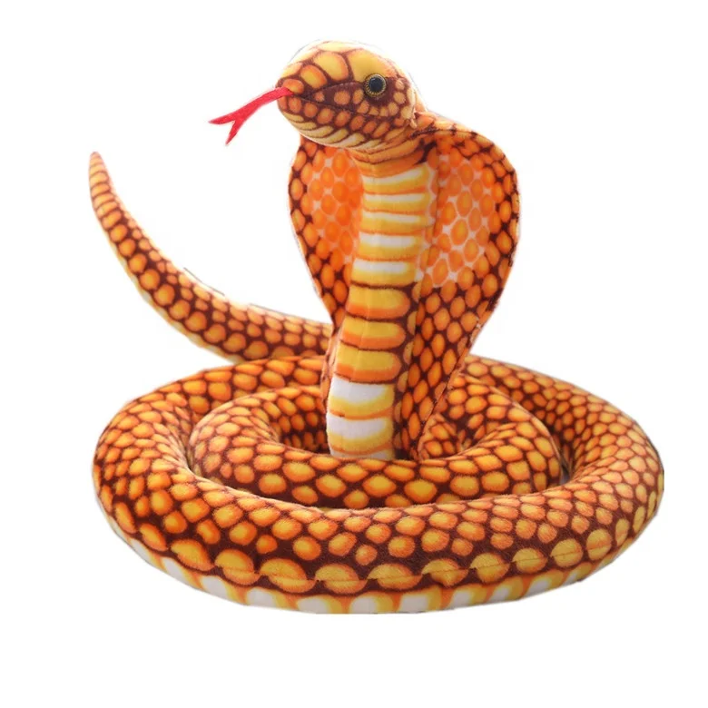stuffed cobra snake
