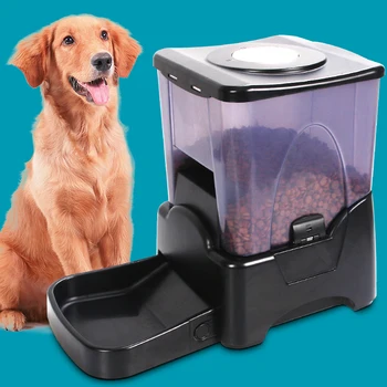 Dispenser Hewan Peliharaan Mangkuk Makanan Berdiri Anjing Feeder