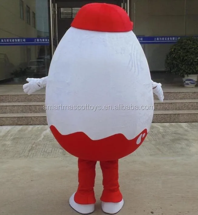 Professional Handmade Plush Whole Egg Costume Good Vision Adult Whole