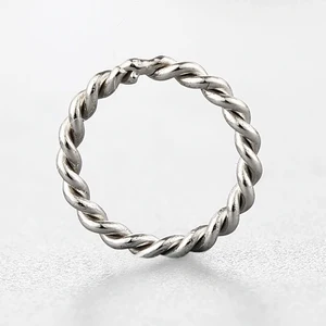 925 sterling silver jewelry factory making supplies twisted 6 to 10.5mm jump rings
