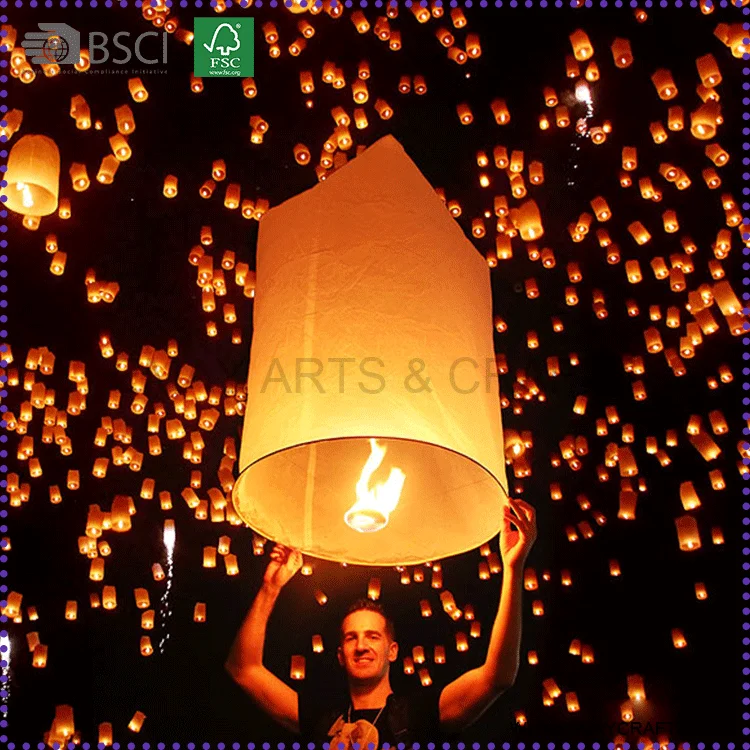 Cheap 100 Biodegradable Luminary Flying Paper Sky Lantern Buy
