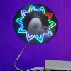Hot Selling Programmable USB Mini LED Message Fan With Customized Flashing Text words