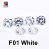 Factory price alibaba beads loose small gemstones white cz round big Cubic zirconia stone