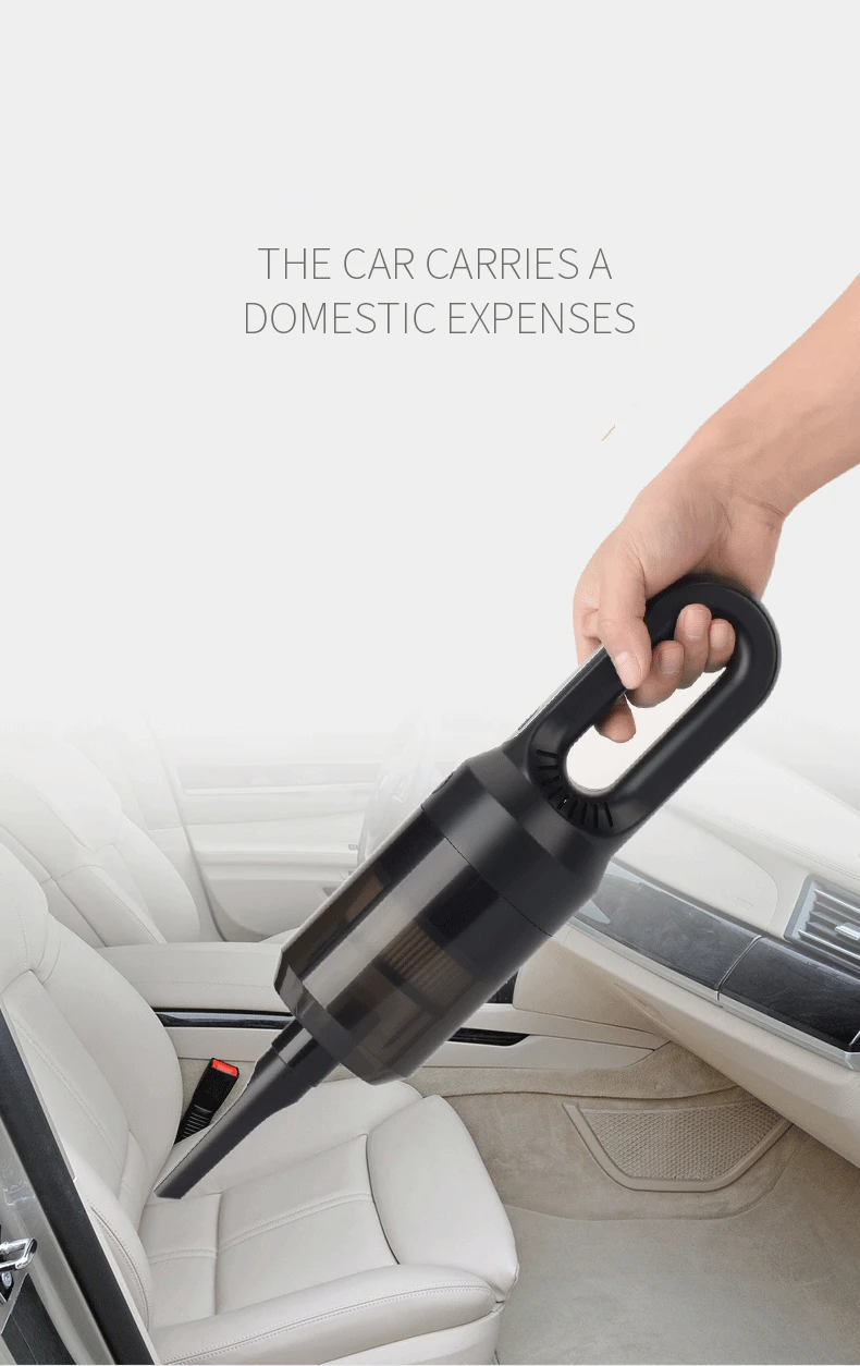 Rechargeable Portable Vacuum Cleaner 45w Mini Home And Car Use Wireless