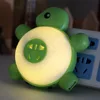 Unique LED Turtle Nightlight Dual USB Wall Plate 5 Hole Plug Charge Socket