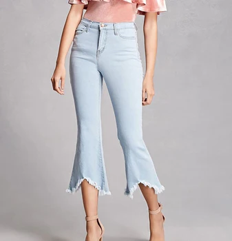 womens cropped flare jeans