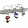 wholesale factory price headpiece keychains crash helmet key chains for promotion gifts
