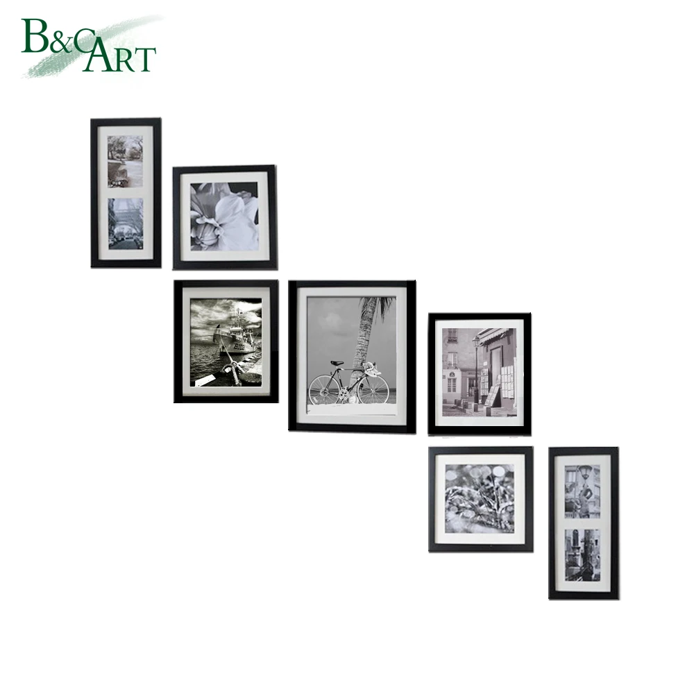 Homesense Small Hanging Wood 11x14 Black Photography Picture Frames