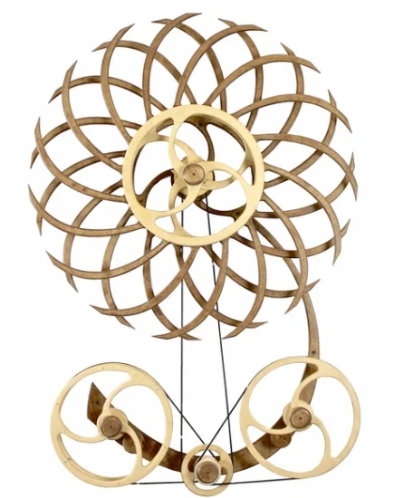 new arrival moving kinetic wall art sculpture