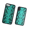 Luxury quality mobile phone cover for python skin leather iphone 8 plus case
