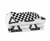 100% microfiber bedspread quilted bedspread black and white