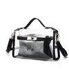 Clear PVC PU Women's Set Organizer Transparent Handbag with Shoulder