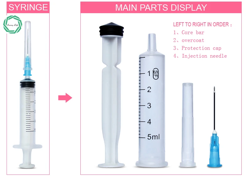 Hot Sale High Quality Disposable Syringes For Medical Use Singleuse