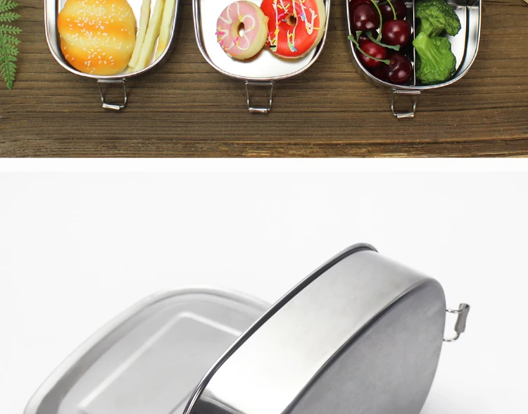 Eco Friendly Rectangular Hot Korean School Stainless Steel With Lock