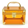 New Clear Jewelry Display Cosmetic Make Up Acrylic Train Case